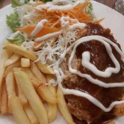 Chicken Katsu Ayam Kentang Goreng