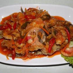 Ikan Gurame Masak Saus Padang