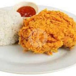 Ayam Kentucky Dada Nasi Pakai Saos Gratis Esteh