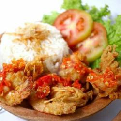 Nasi Udang Geprek