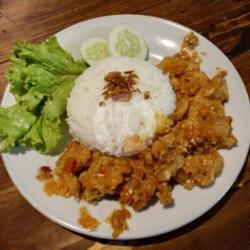 Nasi Chicken Fillet Sambal Geprek