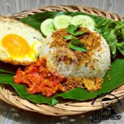 Nasi Lalapan Telur Ceplok