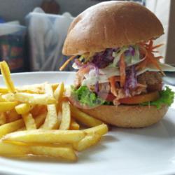 Pulled Chicken Burger