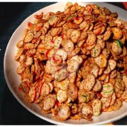 Krupuk Seblak Nampol Pedas Kering