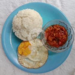 Nasi Telur Mata Sapi Sambal Bawang