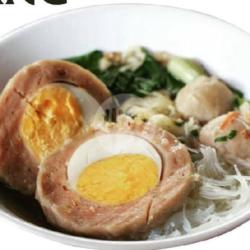 Bakso Daging Cincang Telur (yamin / Kuah)