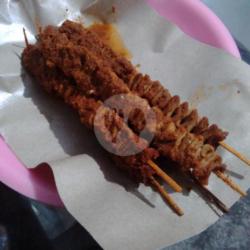 Nasi Sate Usus Bakar   Tempe/tahu