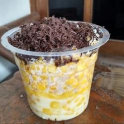 Jagung Serut Susu Dan Topping  Coklat ( Kemasan 10oz )