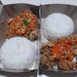 Crispy Spicy Chicken Sambal Geprek