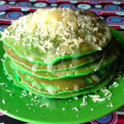 Pancake Pandan Keju Susu