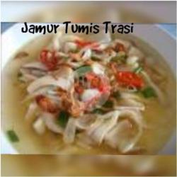 Jamur Tumis Trasi   Krupuk Fish Steak