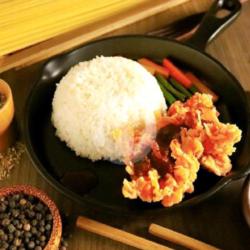 Gk. Rice Chicken Steak Lada Hitam