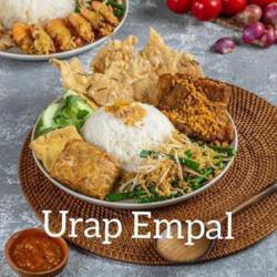 Nasi Urap Lauk Empal