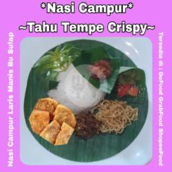 Nasi Campur Tahu Tempe Crispy