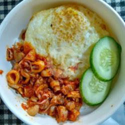 Nasi Sambal Cumi Asin