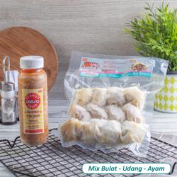 Siomay Mix Bulat-udang-ayam Frozen (isi 12pcs/pack)