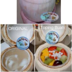 Puding Kelapa Toping