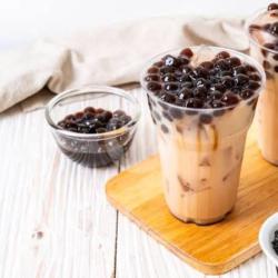 Vanilla Latte Boba Cup Besar 22oz