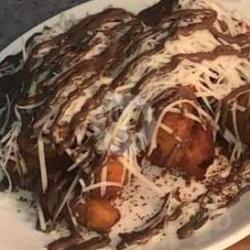 Pisang Keju Glaze Coklat