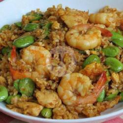 Nasi Goreng Petai Udang Telur Ceplok