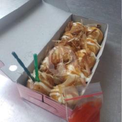 Takoyaki 10 Pcs Isi Stik Kepiting