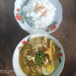 Soto Ayam Ceker   Nasi Putih