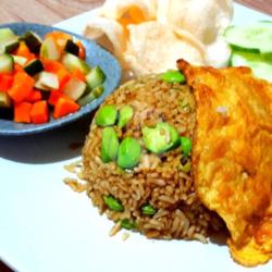 Nasi Goreng Pete Ampela (tanpa Ati) Baso