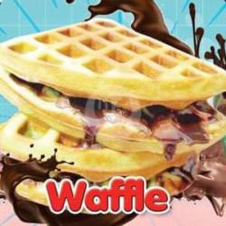 Waffle Coklat Milo