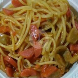 Mie Spaghetti Sosis