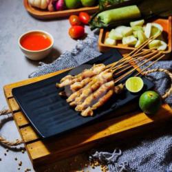 Sate Taichan Campur ( Kulit   Daging )