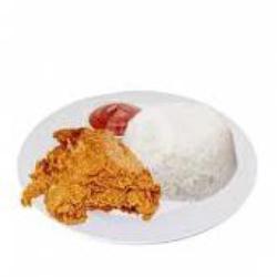 Fried Chicken Original  (dada)   Nasi