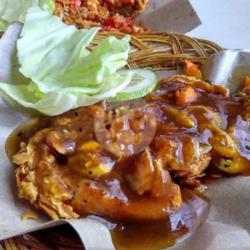 Ayam Geprek Kuah Lada Hitam