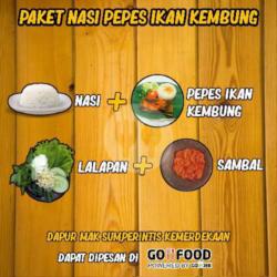 Paket Nasi Pepes Ikan Kembung