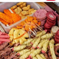 Nano-nano Bumbu Balado Hot/bbq(sosis,tempura,bakso,sosismie,cireng,somay)