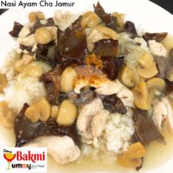 Nasi Ayam Cha Jamur