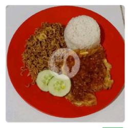 Paket Miegor Telur Geprek   Nasi