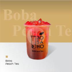 Boba Peach Tea