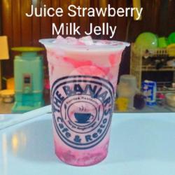 Juice Strawberry Milk Jelly