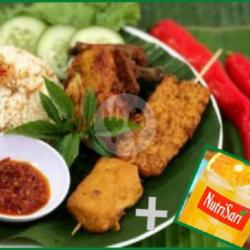 Nasi Liwet Ayam Goreng Komplites