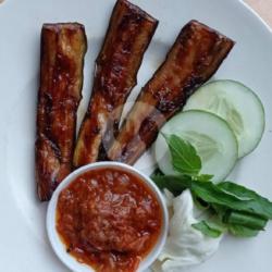 Terong Bakar   Sambal   Lalapan