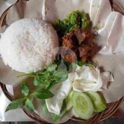 Nasi Ati Ampela Penyet Ijo   Tahu / Tempe   Mineral Gelas