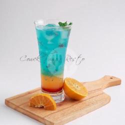 Blue Sunrise Mocktail