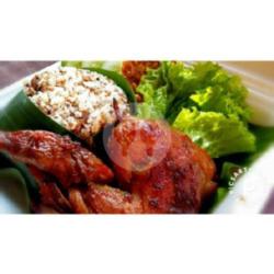 Tutug Oncom Ayam Bakar Komplit