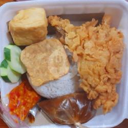 Nasi Kentucky Ayam Geprek Lengkap Free Es Teh Original