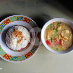 Soto Paru Kikil   Nasi