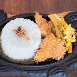 Nasi Chicken Steak