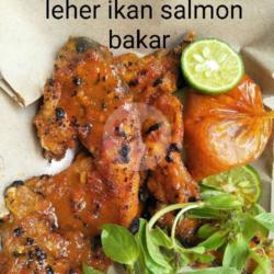 Leher Ikan Salmon Bakar