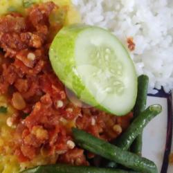 Telor Dadar Crispy Sambel Terasi