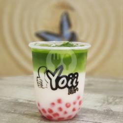 Greentea Boba Milk