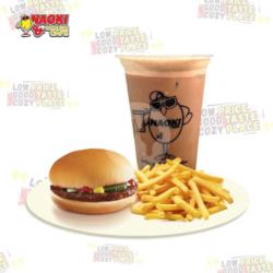 Kentang Beef Burger Milo